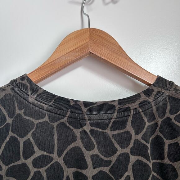 Nation Ltd. Giraffe Print Oversized T Shirt - Picture 7 of 7
